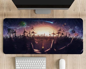 Outer Wilds Gaming Mouse Pad: Stitched Edge, Vibrant Colors