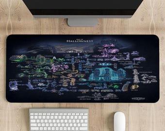 Hollow Knight Mouse Pad: Stitched Edge Gaming Desk Mat