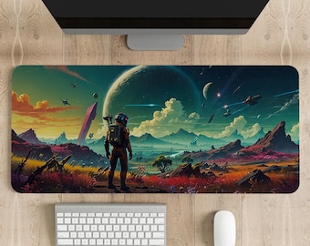 No Man's Sky Mauspad: Personalisierte Gaming Schreibtischmatte
