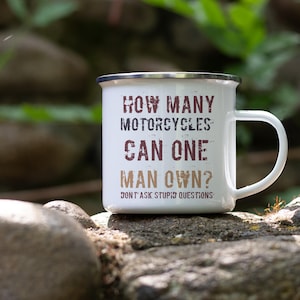 How Many Motorcycles Coffee Mugs, Funny Motorcycle Mug, Bike Lover Cups, Unique Motorcycle-Themed Mug, Funny Gift for Motorcycle Lovers