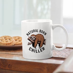 ナマケモノマグカップ - かわいい怠け者のナマケモノのコーヒーカップ - 面白いナマケモノ愛好家へのギフト - リラックスできるナマケモノマグ - ナマケモノのティーカップ - ナマケモノファンへのギフト - ナマケモノの装飾