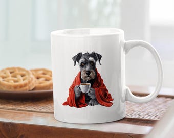 Schnauzer Mug - Dog Lover Gift - Cute Schnauzer Coffee Cup - Pet Lover Mug - Schnauzer Coffee Mug - Dog Mom Mug - Schnauzer Tea Cup