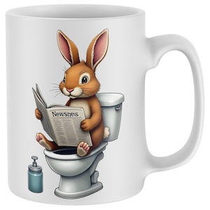 Niedliche Kaninchen-Kaffeetassen, entzückende Häschenbecher, Kaninchen-Teetasse, Häschenliebhabergeschenke, Scherzgeschenk für Männer und Frauen, spielerische Kaninchen-Tassen
