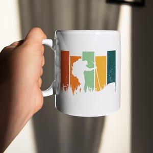 Vintage Hiking Mug For Men, Vintage Hiking Coffee Mugs, Funny Hiking Mug Gift for Men, Hiking Drinkware for Outdoor Lovers, Retro Hiking Mug