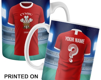 Wales Mug Personalised Gift For Him Wales Coffee Cup Customised Birthday Gift For Her Welsh Gift Idea For Dad Christmas Present Fathers Day