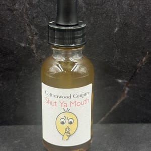 Stop gossip oil, shut your mout, ritual oil