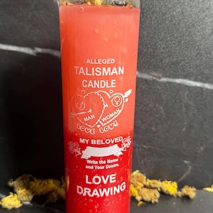 Love & Attraction-kaars – kaars voor 7 dagen gekleed ritueel, kaars Love Drawing Spell, kaars Magical Romance