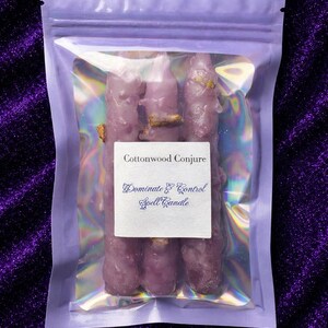 Vela de Hechizo de Dominación • Poder y Control • Influencia • Autoridad • Magnetismo Personal • Vela Ritual