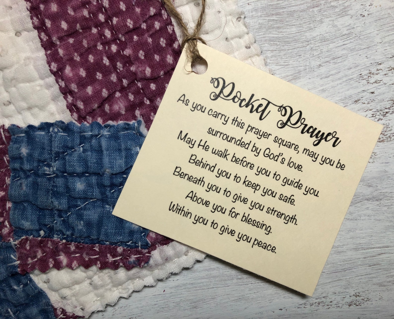 Pocket Prayer Quilt Printable