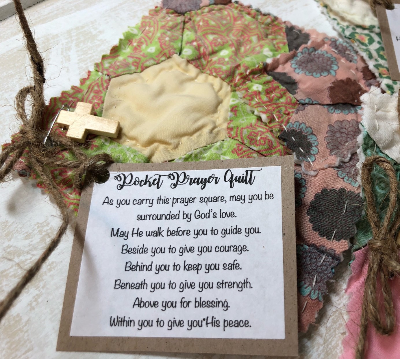 Pocket Prayer Quilt Squares SET of 3 3 Etsy