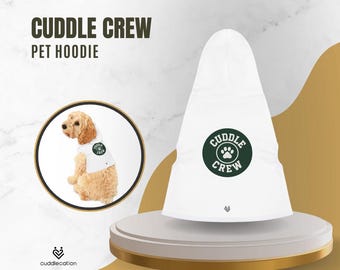 Cuddle Crew Pet Hoodie | Soft Dog Sweater for Small to Large Pets | Cute & Cozy Puppy Outfit