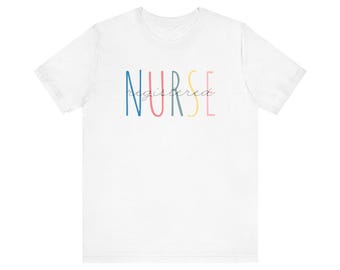 Nurse Appreciation Tee, Personalized RN Shirt, Healthcare Worker Gift, Nursing Student Top, Medical Professional Apparel