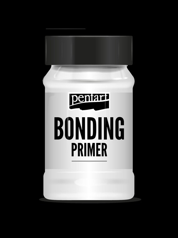 Pentart Bonding Primer White glass Primer 100 ML approx 4 Etsy