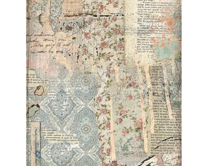 Stamperia Wallpaper Rice Paper Decoupage A4 Etsy