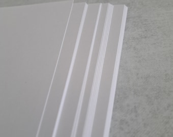 White 8.5 x 14 Springhill Digital 110lb. cardstock Paper for blank packaging sleeves, wraps, or cards! card stock