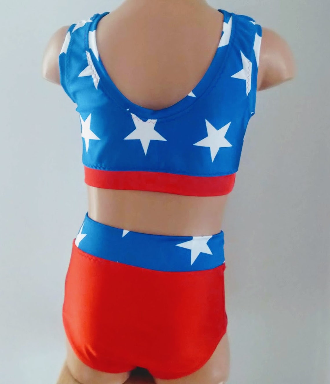 Patriotic Pup Girls Short Set