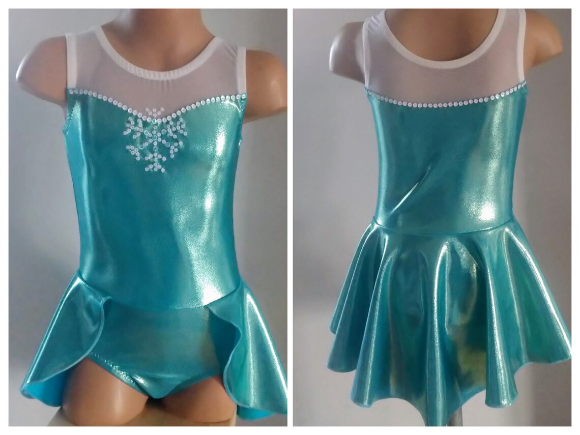 Elsa Inspired Twirling Dance Leotard Toddlers Girls Elsa Etsy