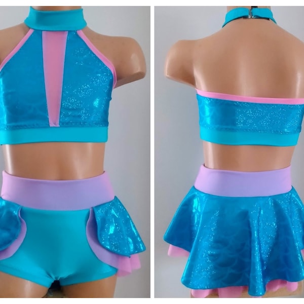 Turquoise Dance Costume Base Etsy