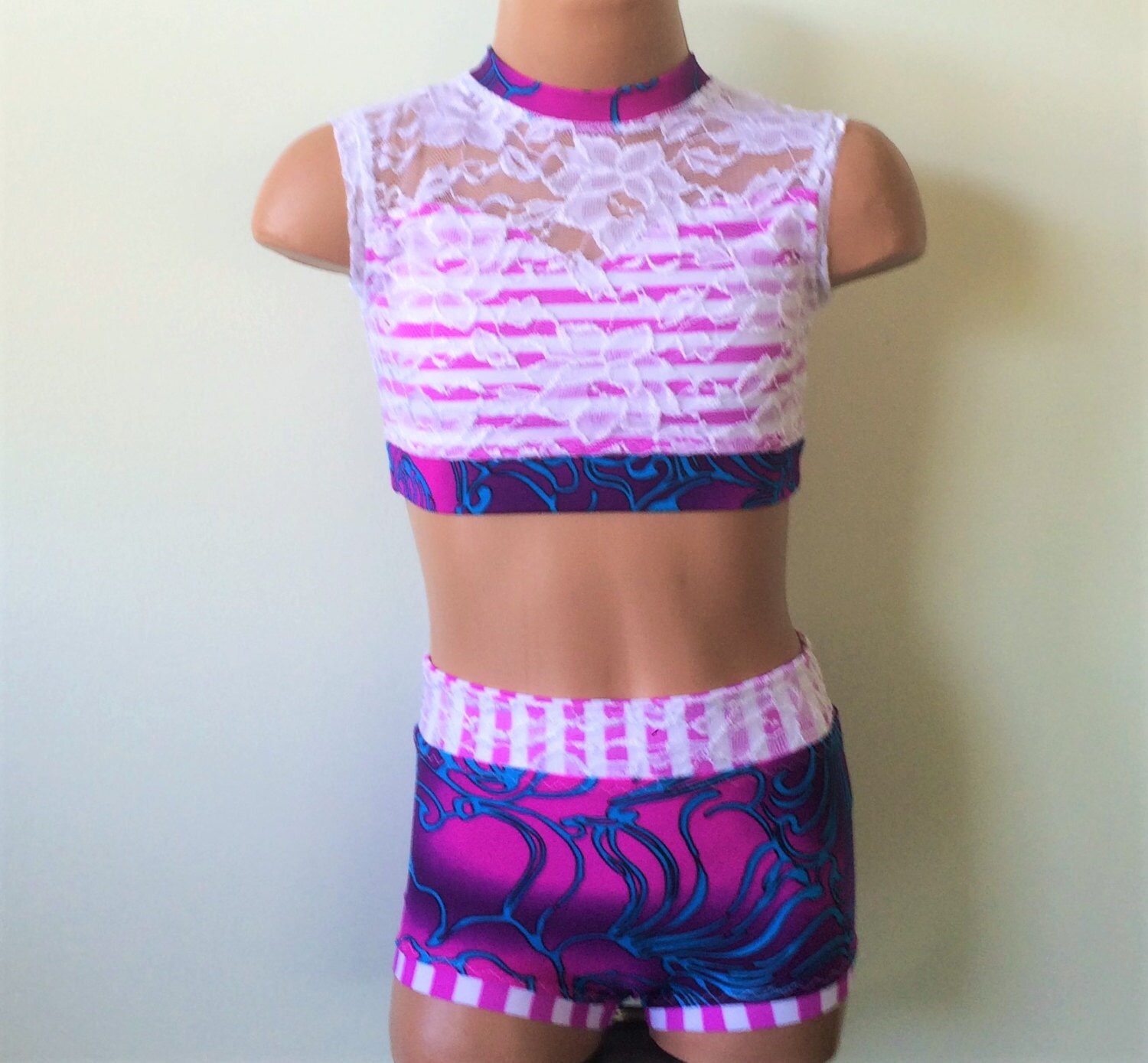 Dance Costume Dance Shorts Dance Audition Dance Set Etsy