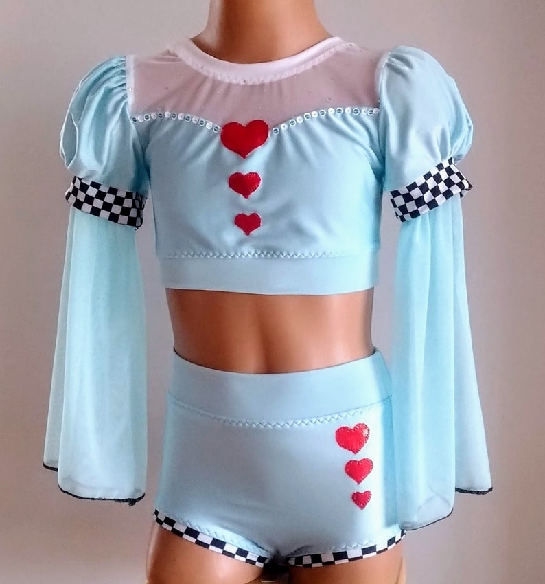 Alice in Wonderland Inspired Costume Alice Dance Costume Etsy