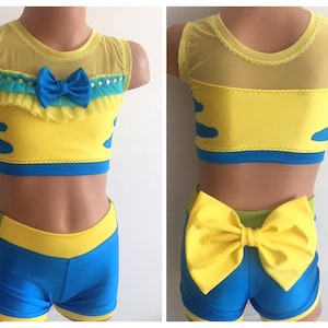 Flounder Inspired Piece Dance Flounder Cheerleading Set