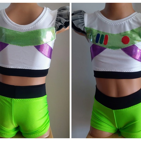 Toy Story Buzz  Lightyear Inspired Dance Costume - SENDesigne Costumes