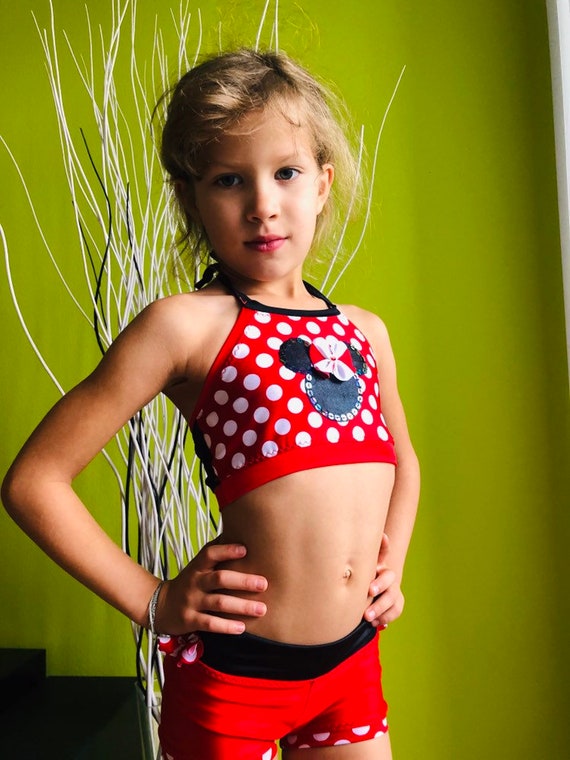 minnie mouse swimsuit 2 piece