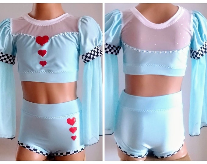 Alice in Wonderland Inspired Costume Alice Dance Costume Etsy