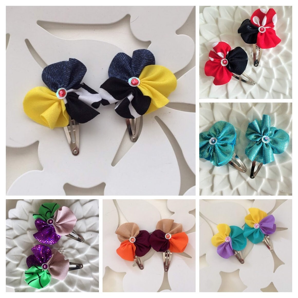 Set of Hair Clips Etsy