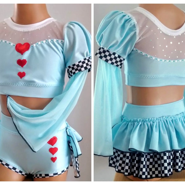 Alice in Wonderland Dance Costumes Etsy