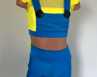 Dance Base Costume - Minions Inspired Dance Outfit - Minions Inspired Costume- SENDesigne Costumes