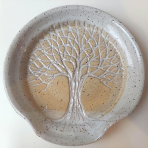Pottery spoon rests, various colors available