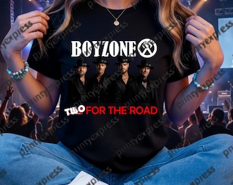 Boyzone One For The Road Tour 2026 Fans T-Shirt, Concert Shirt, UK Stadium Tour Front Graphic Shirt, Summer Concert Tee Top