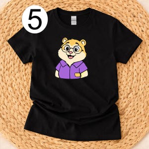 Disney Zootropolis T-shirt, Karaktärer Big Face Kostymtröja, Judy Hopp Nick Wilde Gary Finnick Bellwether T-shirt, Disney Familjematchning T-shirt bild 6