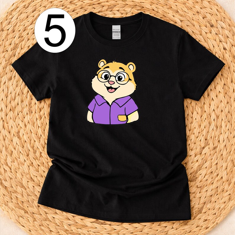 Disney Zootropolis T-shirt, Karaktärer Big Face Kostymtröja, Judy Hopp Nick Wilde Gary Finnick Bellwether T-shirt, Disney Familjematchning T-shirt bild 6