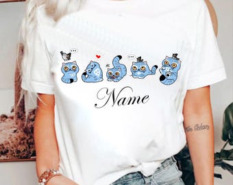 Koszulka Huntrix KPOP, Koszulka Blue Tiger, Koszulka Huntrix Merch, Koszulka KPOP z gadżetami dla fanów, Urocze zwierzątko, Prezent dla niej, Koszulka unisex dla dorosłych, dzieci i kobiet