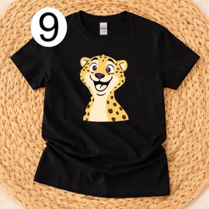 Disney Zootropolis T-shirt, Karaktärer Big Face Kostymtröja, Judy Hopp Nick Wilde Gary Finnick Bellwether T-shirt, Disney Familjematchning T-shirt bild 2