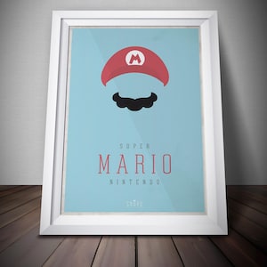 Mario Poster | Videospiel Poster | Premium-Qualitätsdruck | Gaming Kunstwerk | Wall Decor Poster | Kostenloser USA Versand | Gamer Geschenke