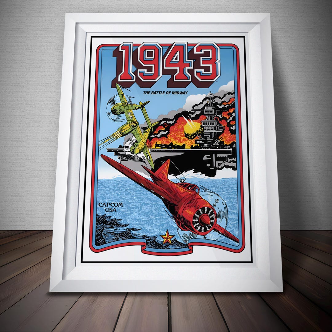 1943: the Battle of Midway Arcade Poster | Arcade Poster | Premium ...