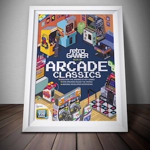 Arcade Classics Pixel Art Poster | Arcade Poster | Premium Quality Print | Gaming Artwork | Wall Decor Poster | Free USA Shipping