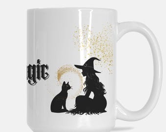 Witchy A Little Black Magic Mug Deluxe 15oz.