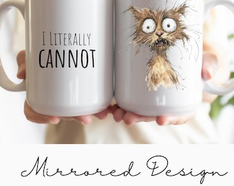 Frazzled Cat Mug: Snarky Divorce Gift for Cat Lovers