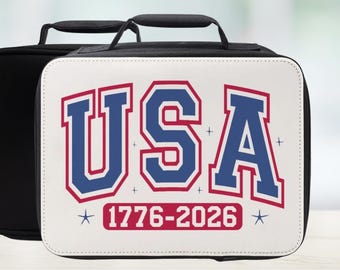 Trendy USA 1776-2026 Insulated Lunch Bag - USA Semi Quincentennial Lunchbox