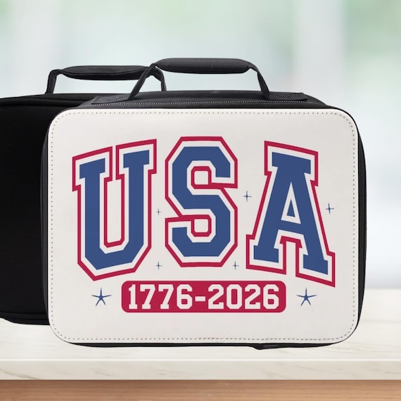 Trendy USA 1776-2026 Insulated Lunch Bag - USA Semi Quincentennial Lunchbox