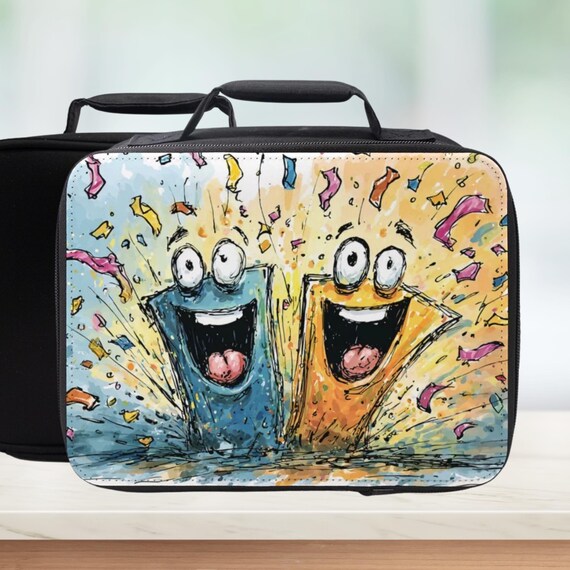 Congratulations Confetti Lunch Bag - Cartoon Art Lunchbox