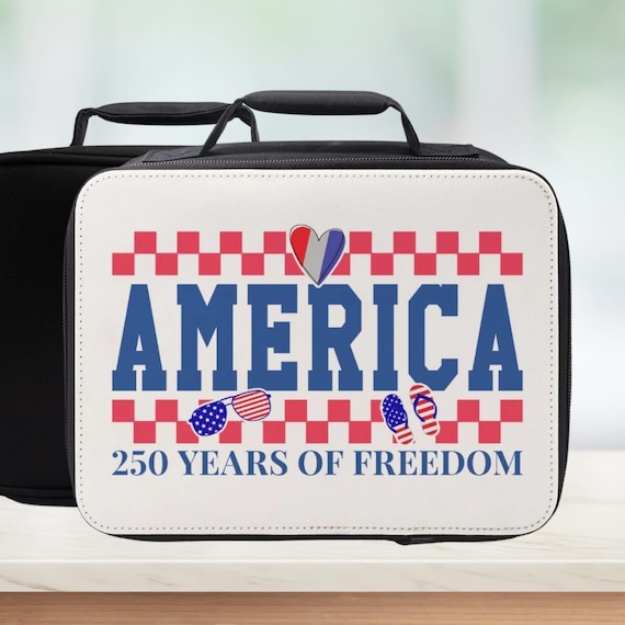 Trendy 250 USA Freedom Insulated Lunch Bag - USA Semi Quincentennial Lunchbox