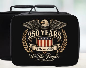 Semiquincentennial  America Insulated Lunch Bag - 250 Years USA Lunchbox