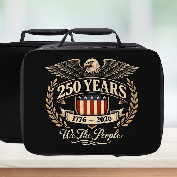Semiquincentennial  America Insulated Lunch Bag - 250 Years USA Lunchbox