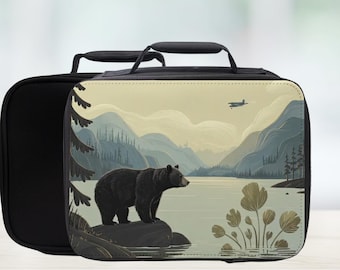 Bear Mountain Insulated Lunch Bag- Meal Tote For Wild Animal Lovers