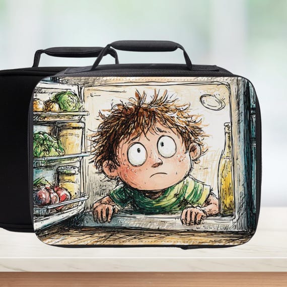 Always In The Fridge Insulated Lunch Bag - Art Lunchbox